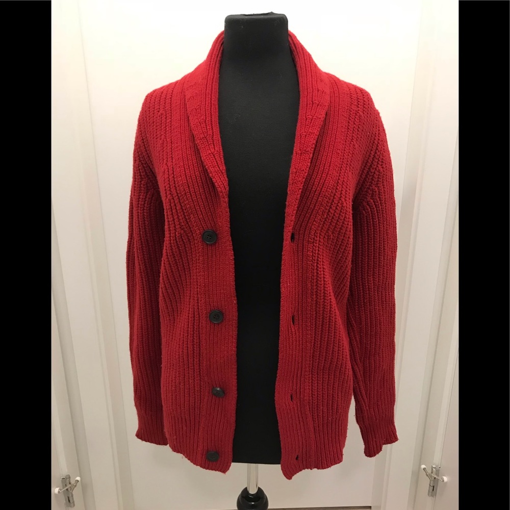 Sweater knitting coat M